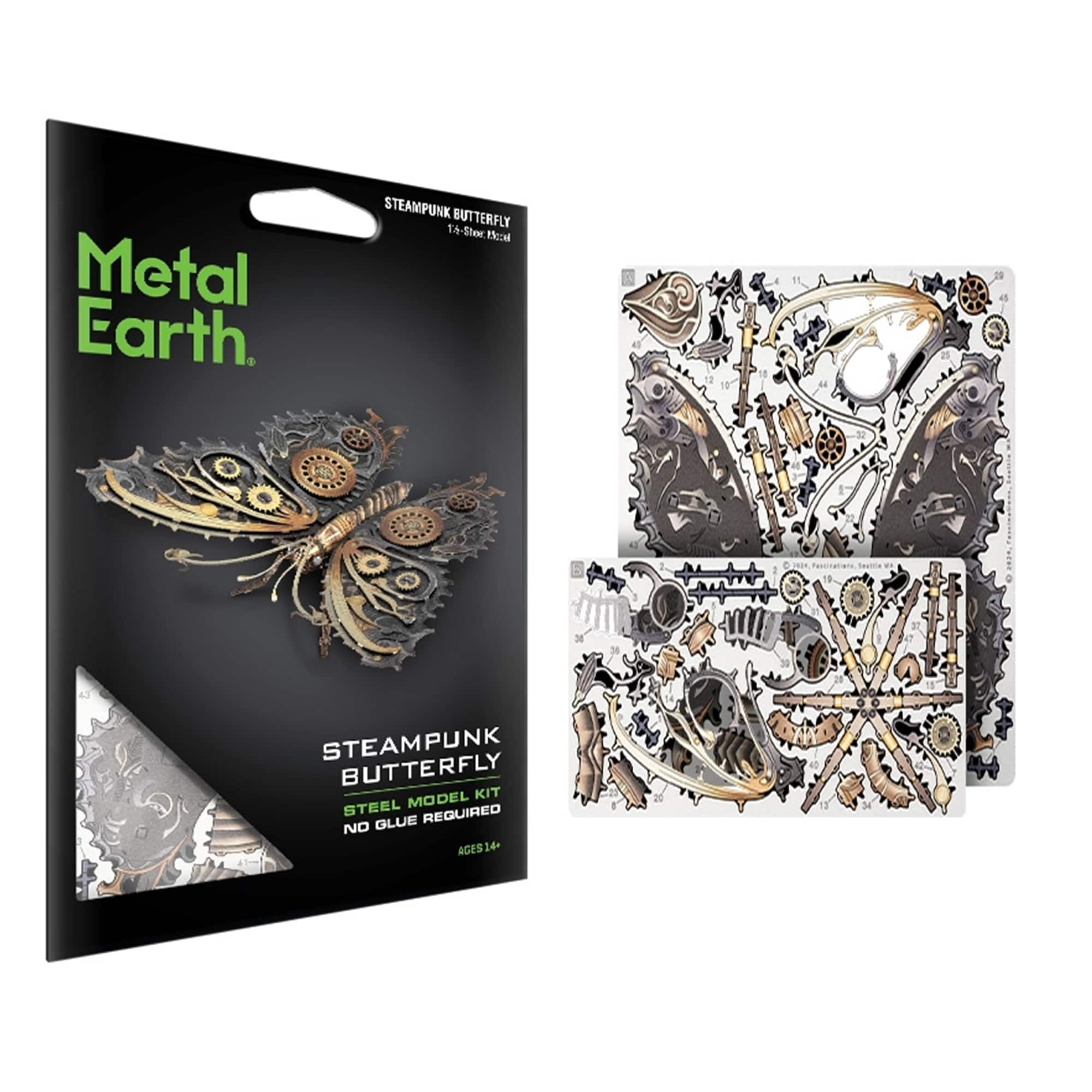 Metal Earth® Steampunk Butterfly Steel Model Kit